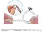 Vintage Spiral Based Ring Size Adjuster, Guard Tightener Reducer Resizing Tools Jewelry Parts